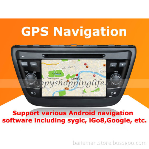 Android Car DVD Player GPS Navigation Wifi 3G for Suzuki SX4 2014 Bluetooth Touch Screen